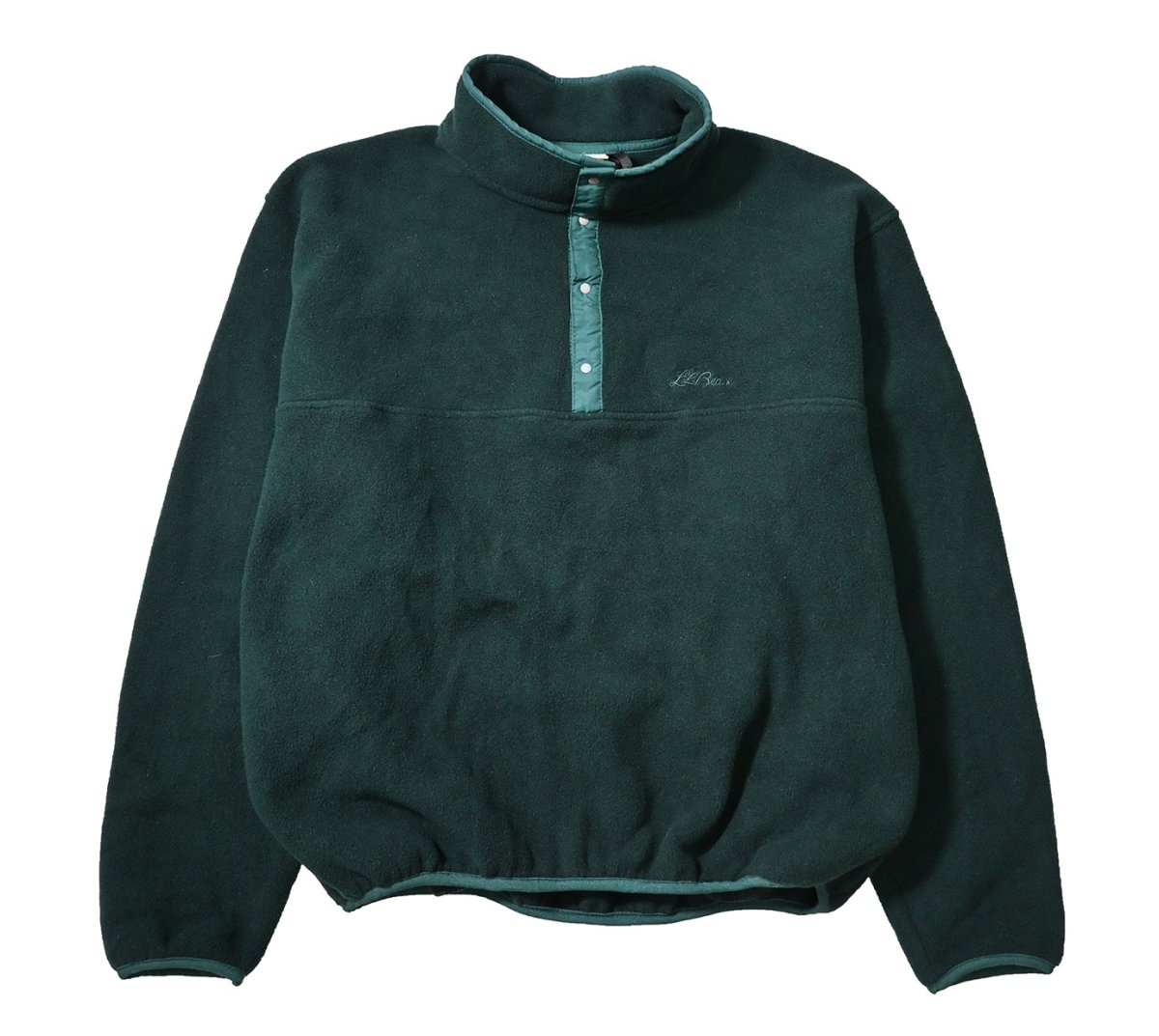 画像1: 80-90s Deadstock L.L.Bean Fleece Pullover made in USA (1)
