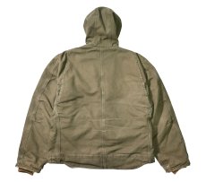 画像2: 07' Used Carhartt Sherpa Lined Sierra Jacket Olive (2)