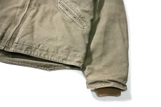 画像4: 07' Used Carhartt Sherpa Lined Sierra Jacket Olive (4)