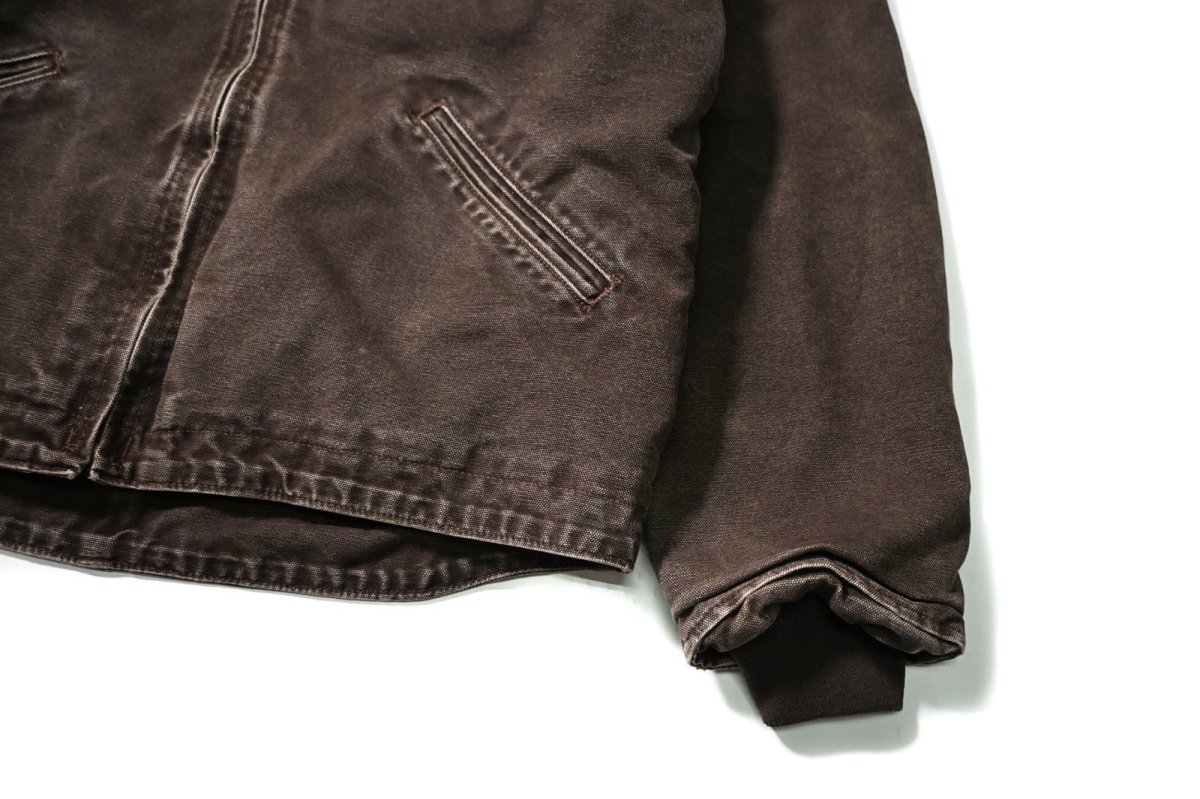 画像4: 14' Used Carhartt Sherpa Lined Sierra Jacket Dark Brown (4)