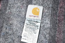 画像6: 03' Deadstock Carhartt Washed Denim Blanket Lined Chore Coat made in USA (6)