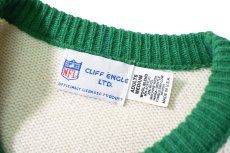 画像5: 80-90s Used Cliff Engle NFL Knit Sweater "New York Jets" made in USA (5)