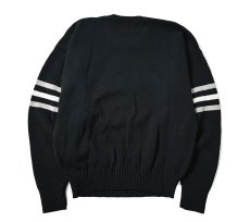 画像2: 90s Used Cliff Engle NFL Knit Sweater "Oakland Raiders" made in USA (2)