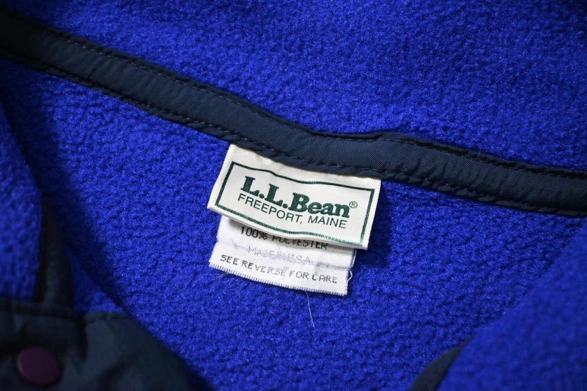 画像4: 80-90s Used L.L.Bean Fleece Pullover made in USA (4)