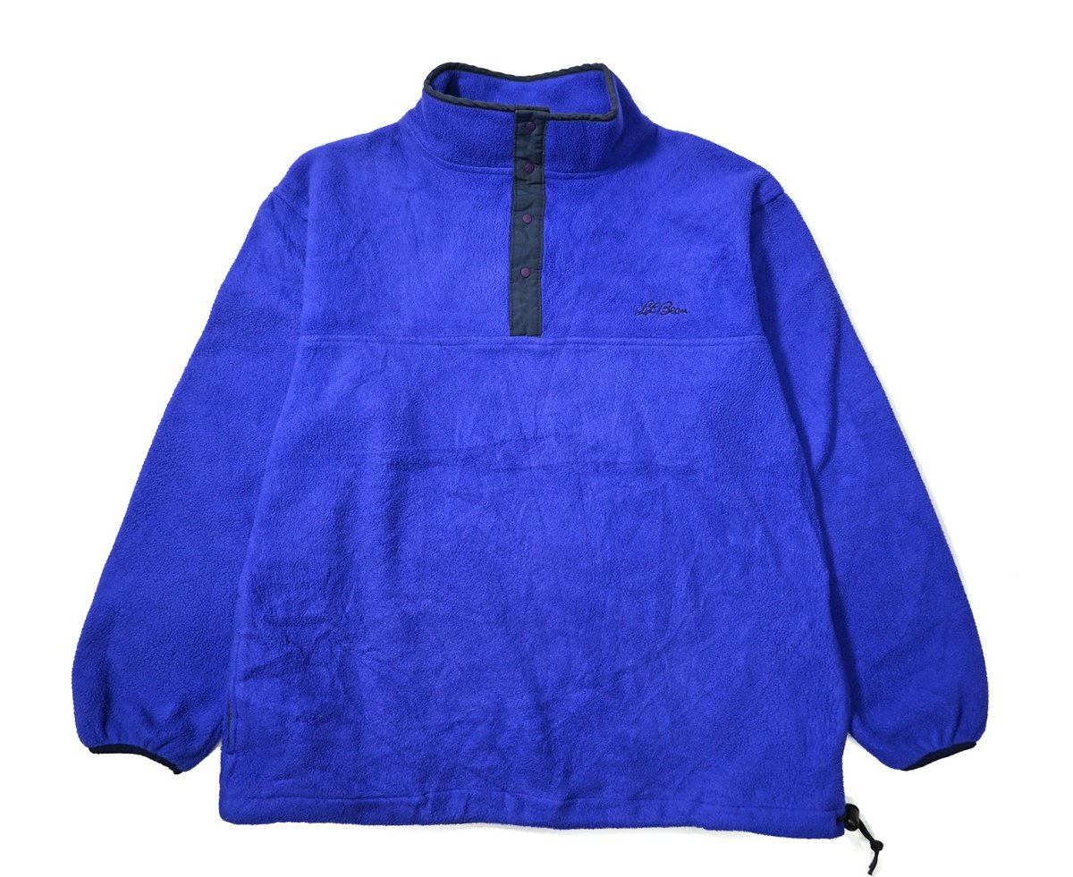 画像1: 80-90s Used L.L.Bean Fleece Pullover made in USA (1)