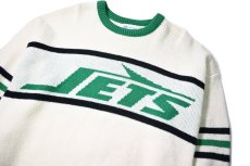 画像3: 80-90s Used Cliff Engle NFL Knit Sweater "New York Jets" made in USA (3)