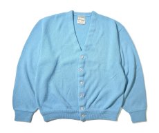 画像1: 60s Used Jeff Mates Acrylic Knit Cardigan made in USA (1)