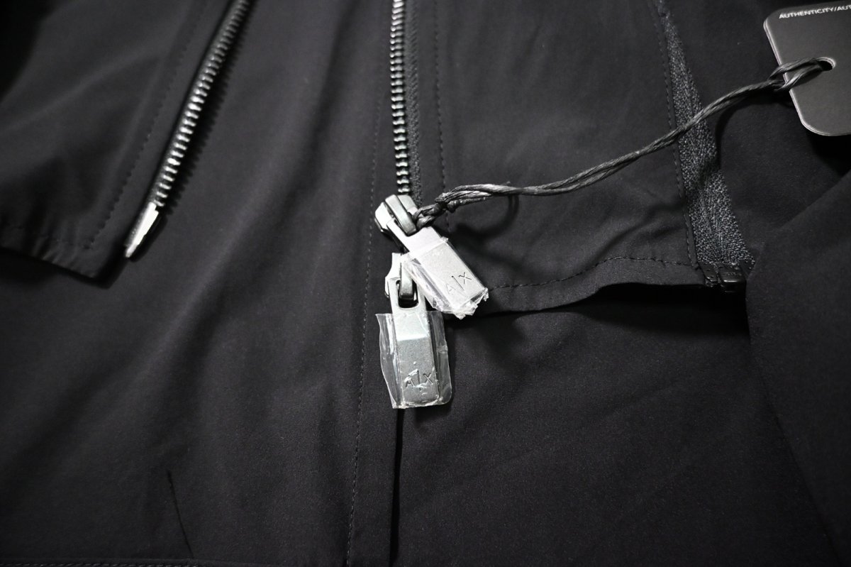 画像4: ARMANI EXCHANGE Hooded Tailored Jacket Black (4)