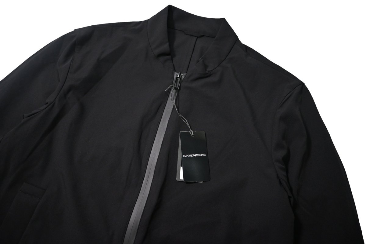 画像2: ARMANI EXCHANGE Zip Jacket Black (2)