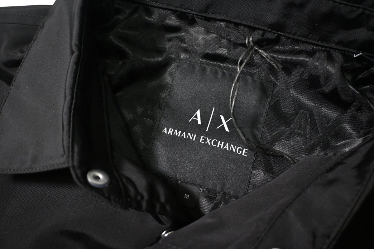 画像4: ARMANI EXCHANGE Shirt Jacket Black (4)
