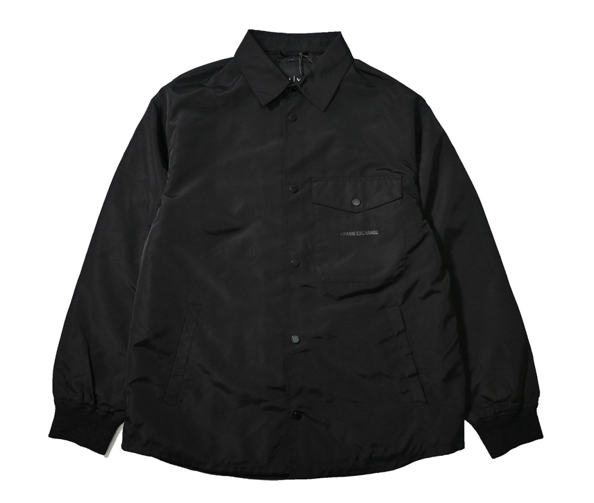 画像1: ARMANI EXCHANGE Shirt Jacket Black (1)