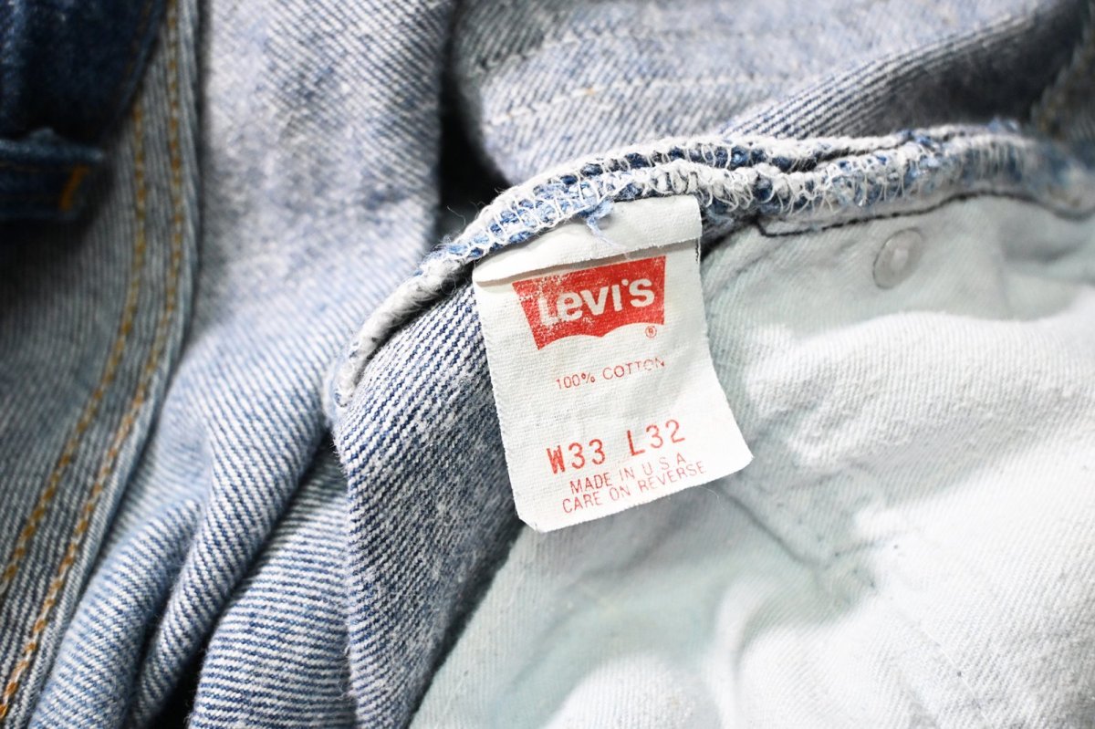 画像8: 89' Used Levi's 501 Denim Pants made in USA リーバイス (8)
