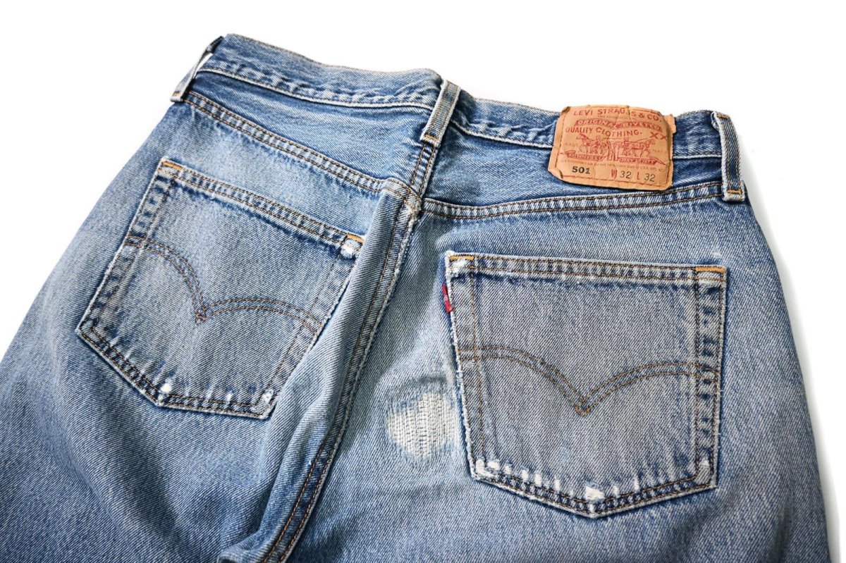 画像5: 01' Used Levi's 501 Denim Pants made in USA リーバイス (5)