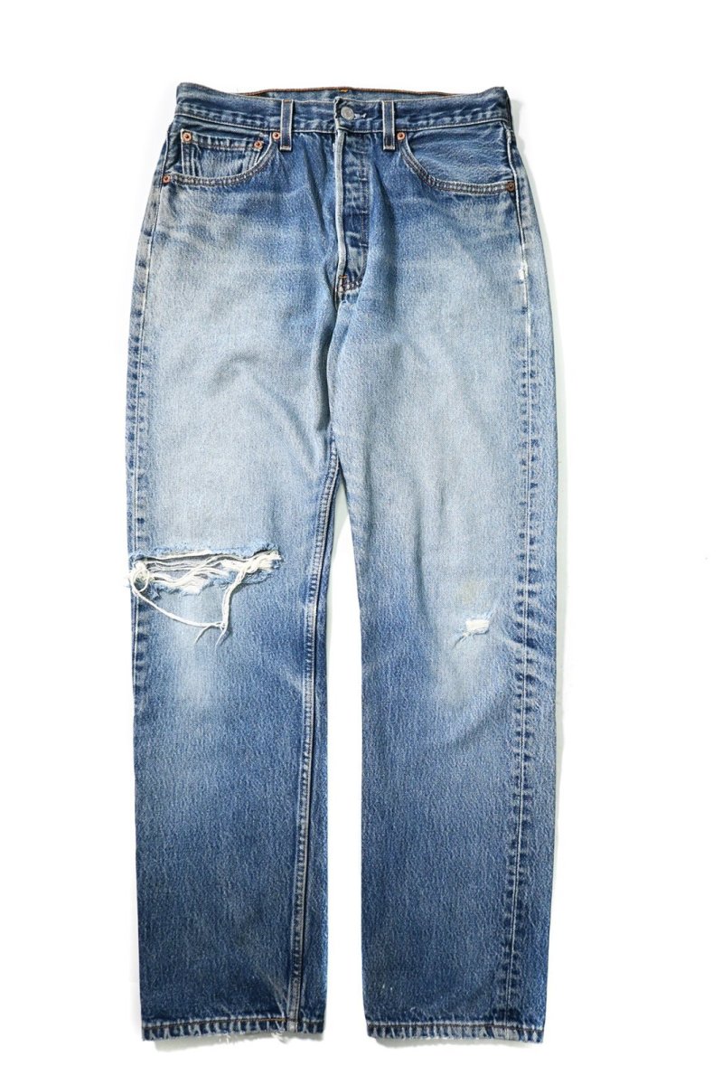 画像1: 01' Used Levi's 501 Denim Pants made in USA リーバイス (1)