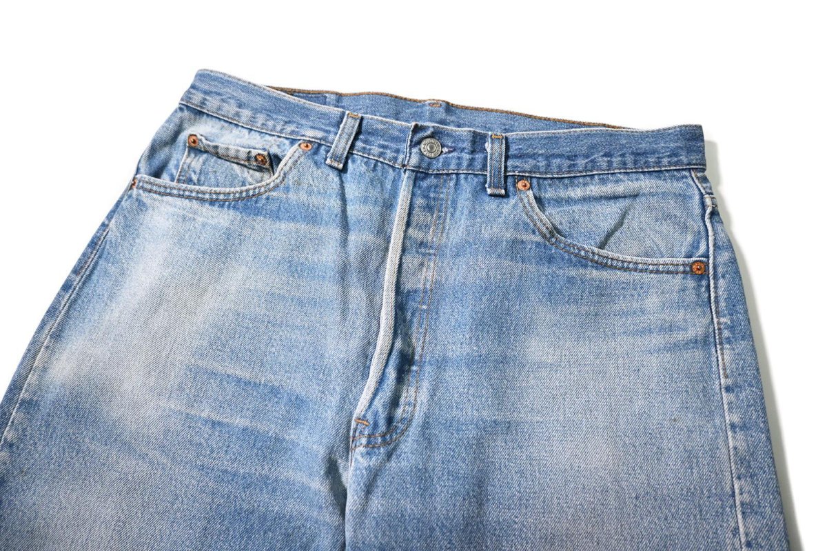 画像2: 92' Used Levi's 501 Denim Pants made in USA リーバイス (2)