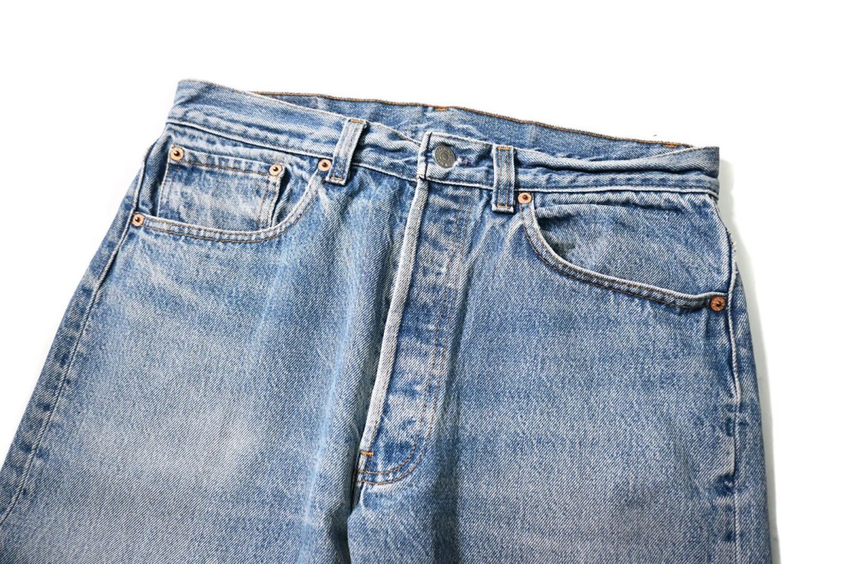 画像2: 89' Used Levi's 501 Denim Pants made in USA リーバイス (2)