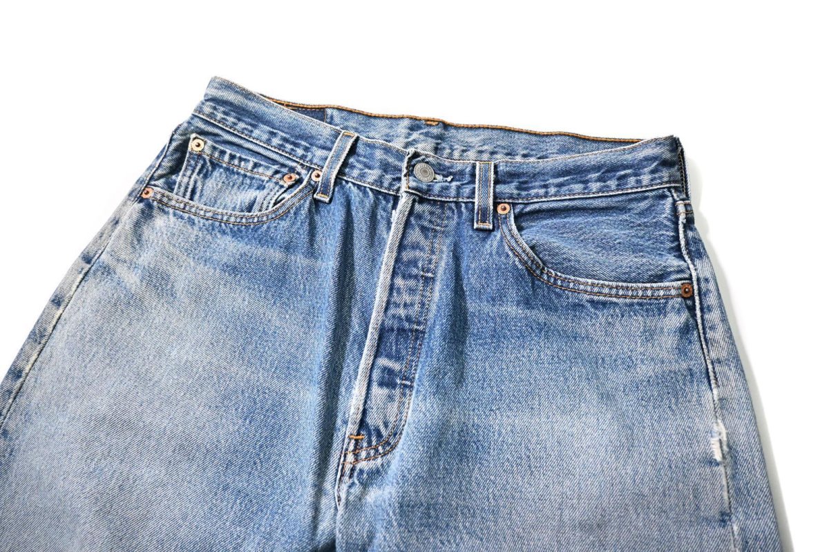 画像2: 01' Used Levi's 501 Denim Pants made in USA リーバイス (2)
