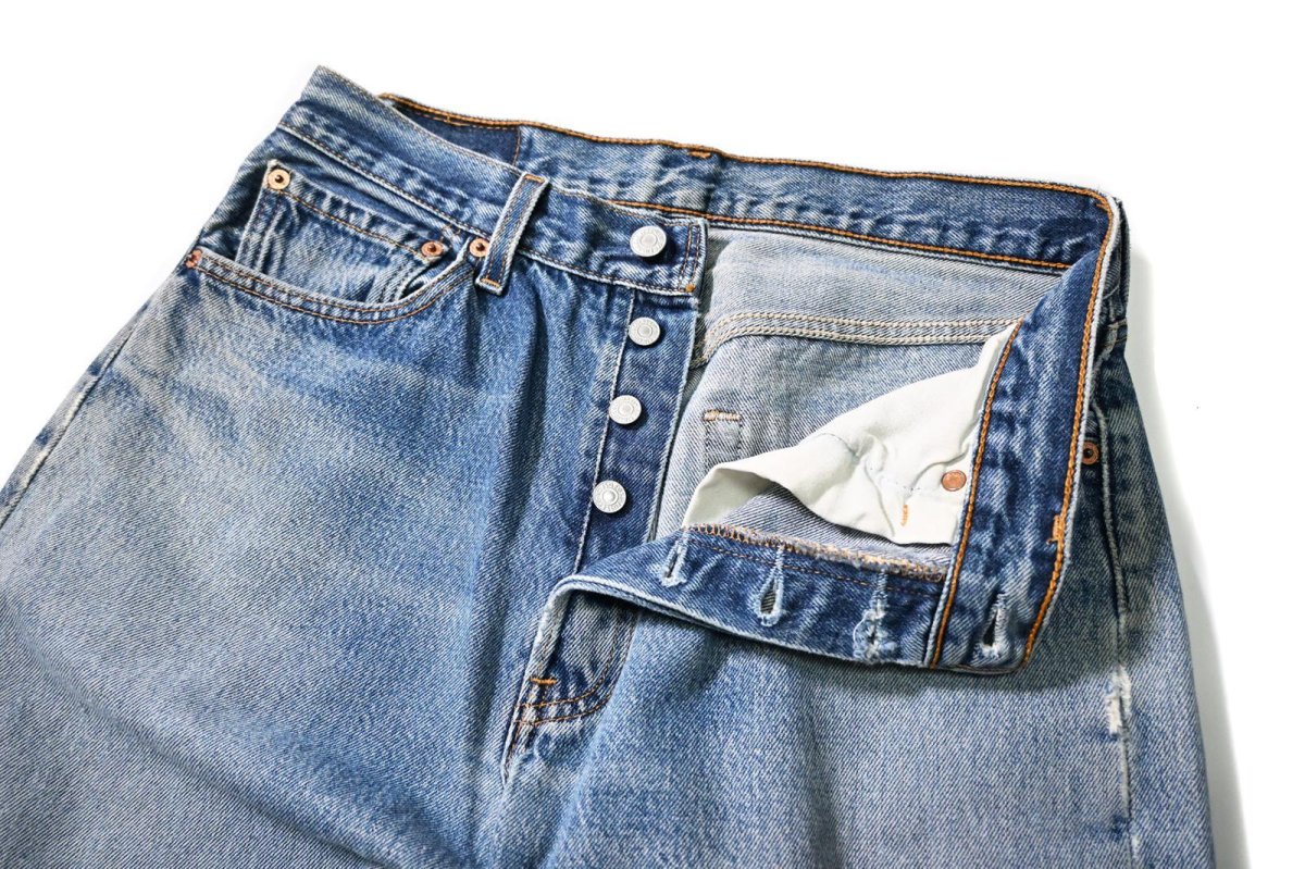 画像7: 01' Used Levi's 501 Denim Pants made in USA リーバイス (7)
