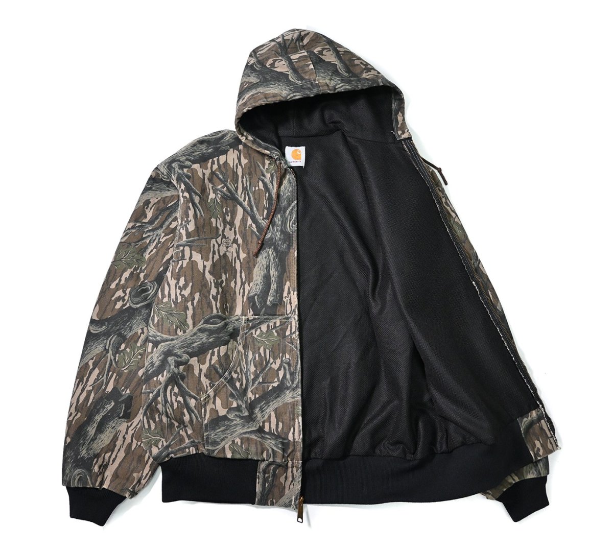画像6: 90s Used Carhartt Thermal Lined Active Jacket Mossy Oak made in USA (6)