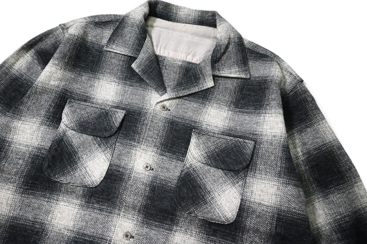 画像3: DAMAGE DONE Ombre Check Heavy Flannel Shirt (3)