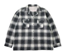 画像1: DAMAGE DONE Ombre Check Heavy Flannel Shirt (1)