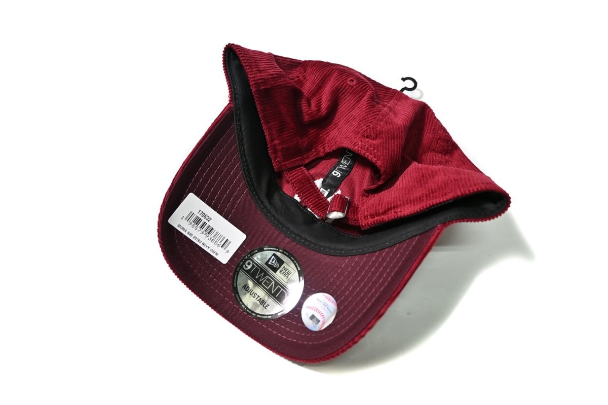 画像3: MoMA × New Era New York Yankees Corduroy Cap Burgundy (3)