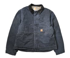 画像1: 07' Used Carhartt Sherpa Lined Dearborn Jacket Petrol (1)