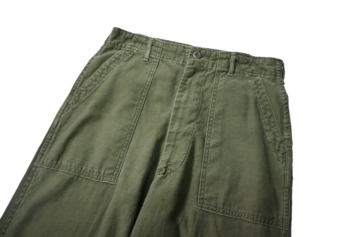 画像2: 60s Used Us Army OG-107 Utility Trouser (2)