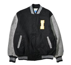 画像1: 80-90s Used Champion Melton Varsity Jacket made in USA (1)