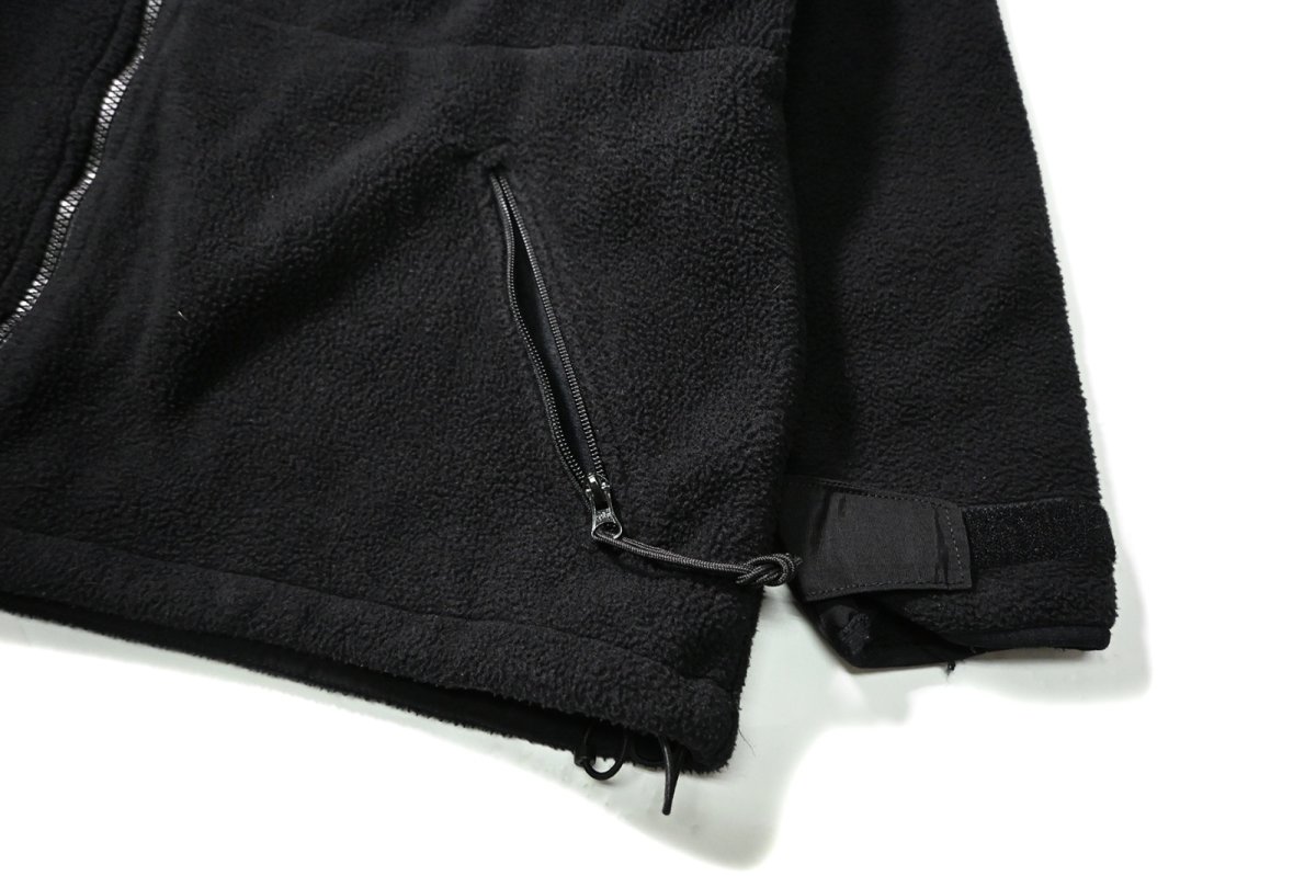 画像4: 00s Used Us Army ECWCS Gen2 Fleece Jacket Black (4)