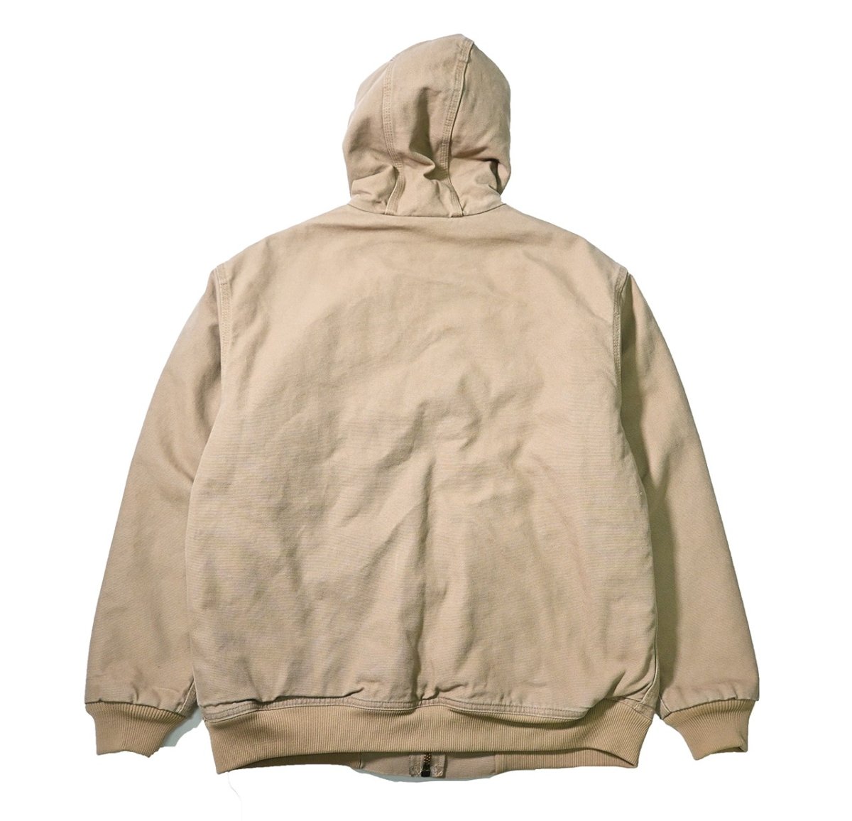 画像2: 00s Used Dickies Quilted Flannel Lined Duck Hooded Jacket (2)