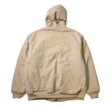 画像2: 00s Used Dickies Quilted Flannel Lined Duck Hooded Jacket (2)