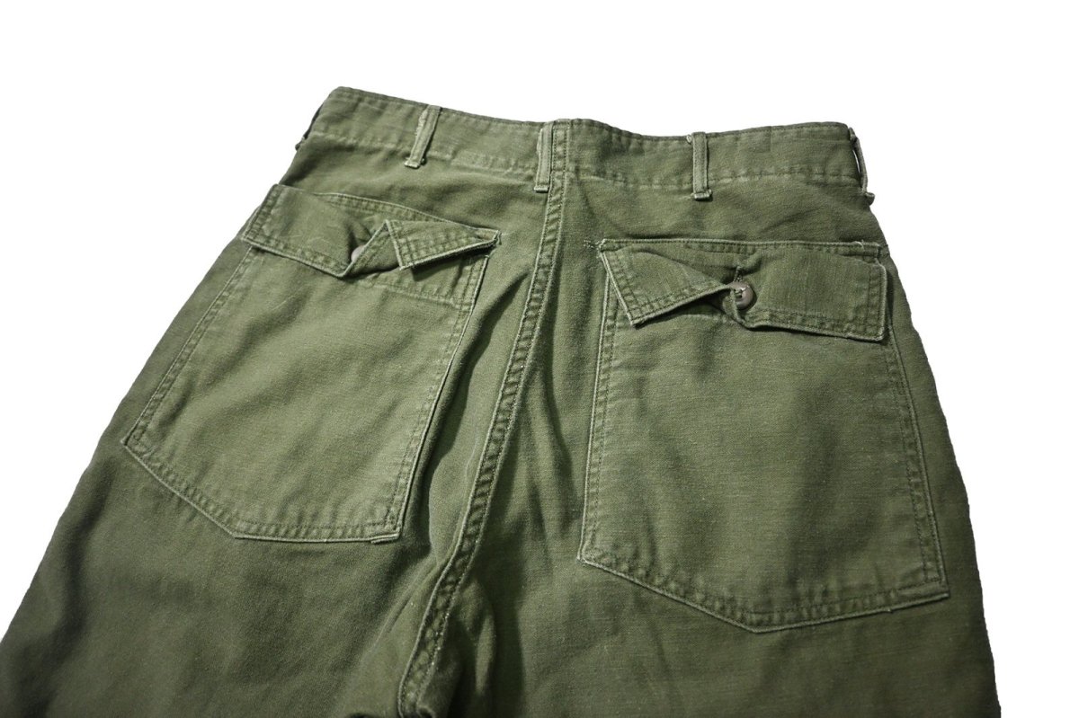 画像4: 60s Used Us Army OG-107 Utility Trouser (4)