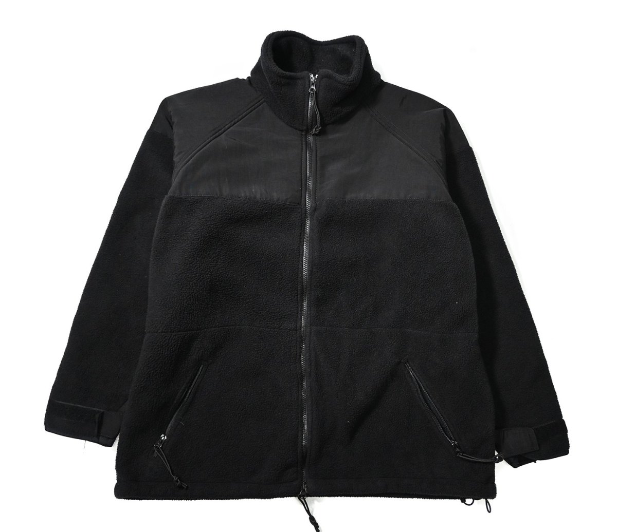画像1: 00s Used Us Army ECWCS Gen2 Fleece Jacket Black (1)