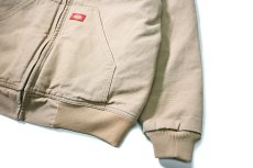 画像4: 00s Used Dickies Quilted Flannel Lined Duck Hooded Jacket (4)