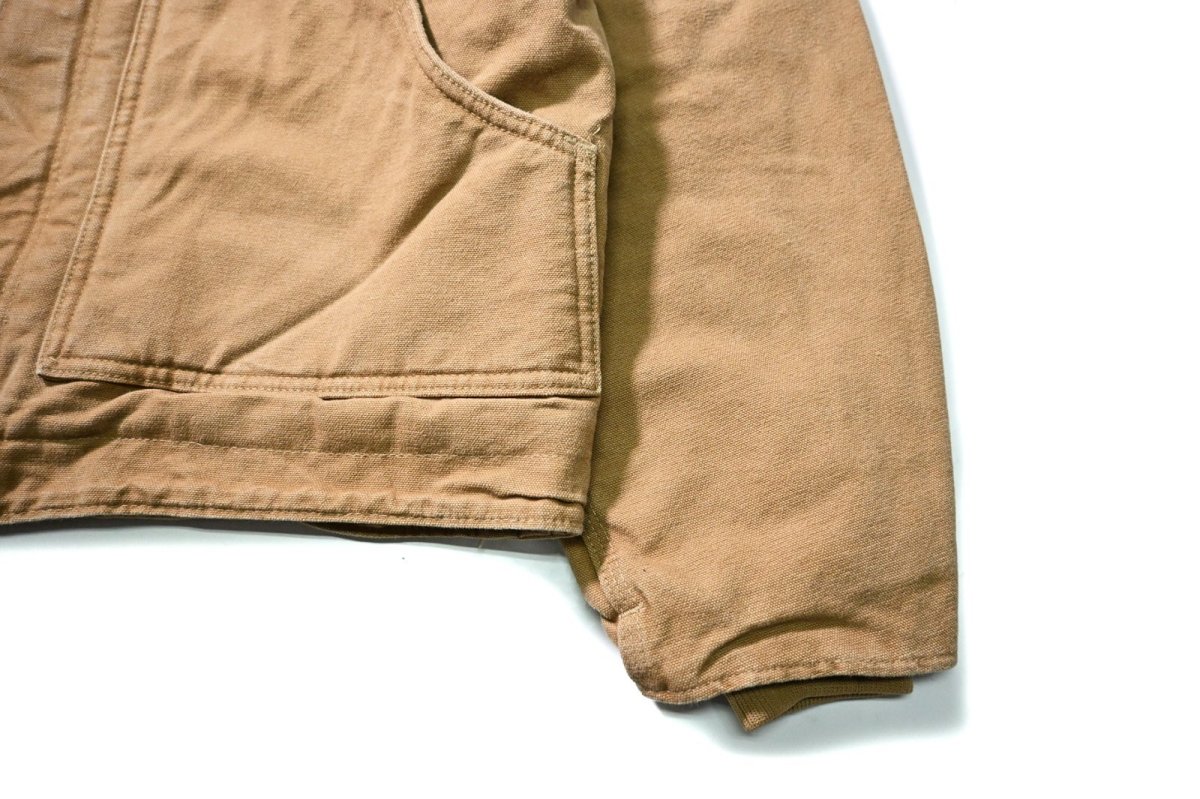 画像4: 07' Deadstock Carhartt Sherpa Lined Dearborn Jacket Camel (4)