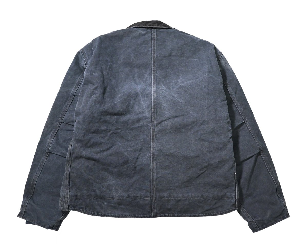 画像2: 07' Used Carhartt Sherpa Lined Dearborn Jacket Petrol (2)