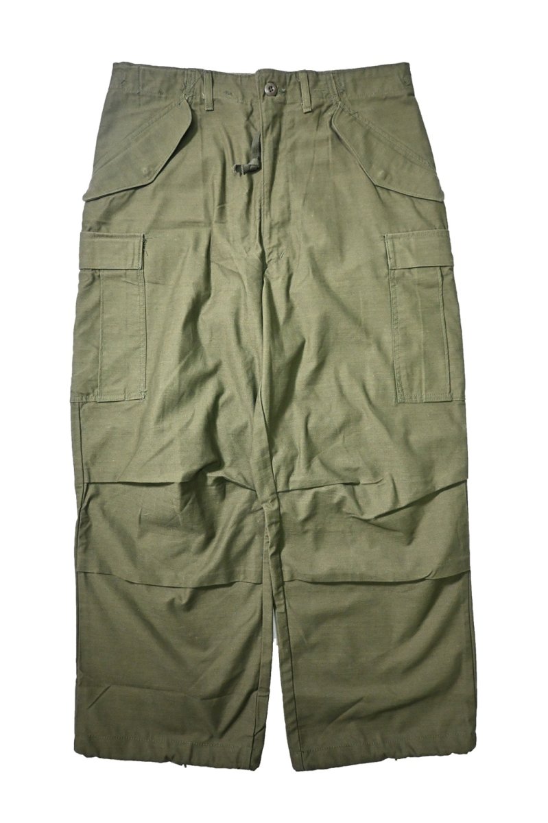 画像1: 70s Used Us Army M-65 Field Pants Olive (1)