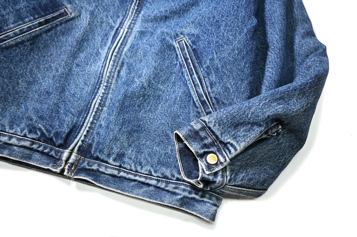 画像4: 00s Used Dickies Blanket Lined Denim Jacket (4)