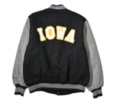 画像2: 80-90s Used Champion Melton Varsity Jacket made in USA (2)