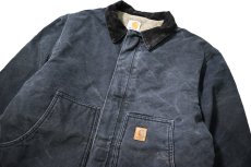 画像3: 07' Used Carhartt Sherpa Lined Dearborn Jacket Petrol (3)