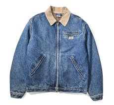 画像1: 00s Used Dickies Blanket Lined Denim Jacket (1)