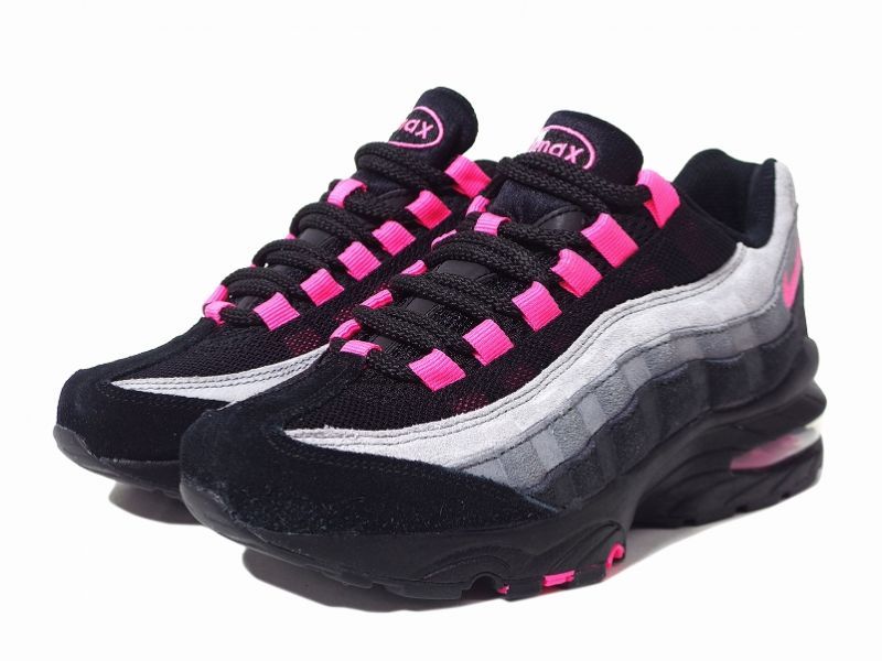 grey and pink nike air max 95