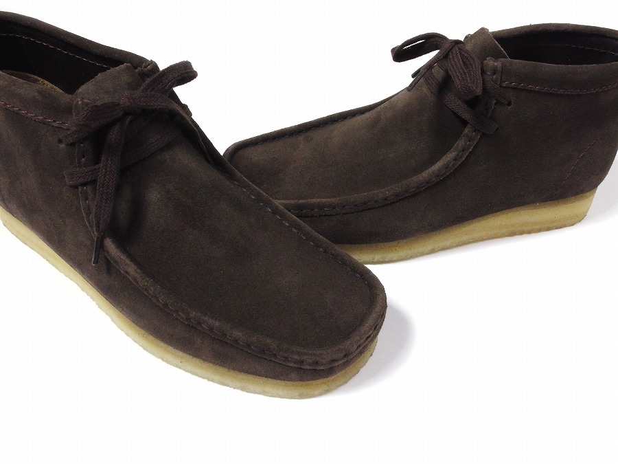 {CLARKS WALLABEE BOOT BROWN SUEDE クラークス ワラビーブーツ ブラウンスエード 通販}｜|ダメージドーン公式
