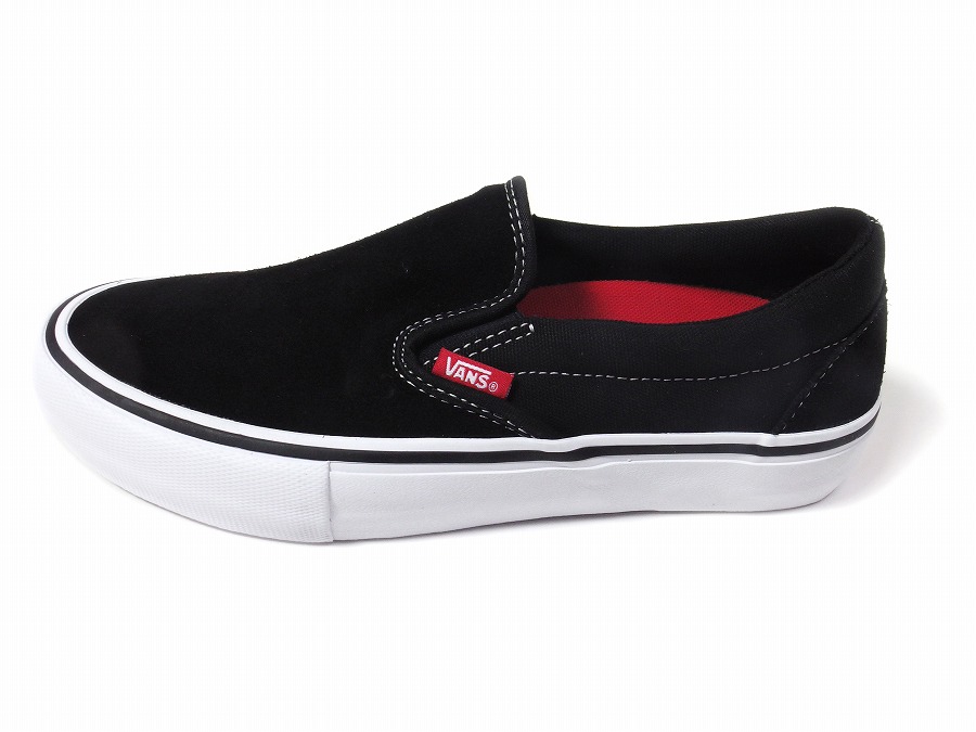 Vans Slip On Pro Blackバンズ スリッポン プロ ブラックスウェード