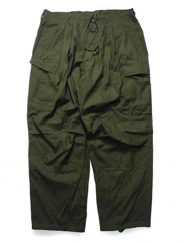 REMAKE 80'S DEADSTOCK POPLIN TROUSERS