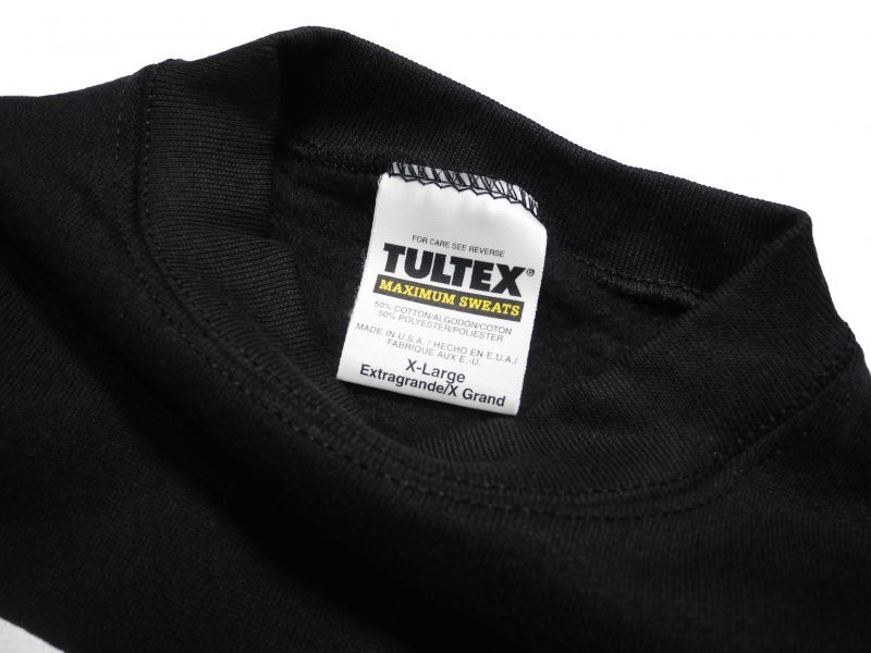 TULTEX FBIスウェット デッドストック XL ブラック - スウェット