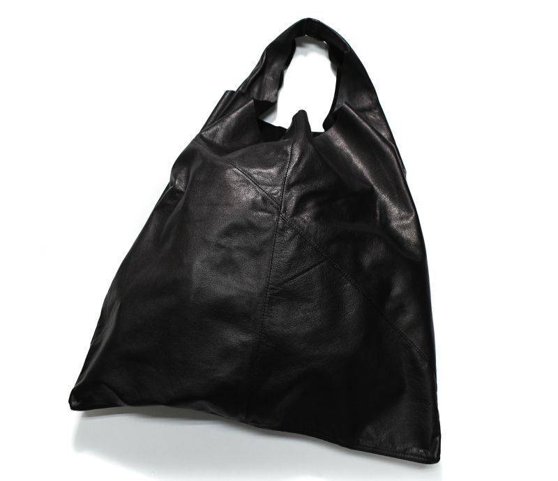 画像1: made in ASAKUSA Vintage Leather Drape Bag (1)