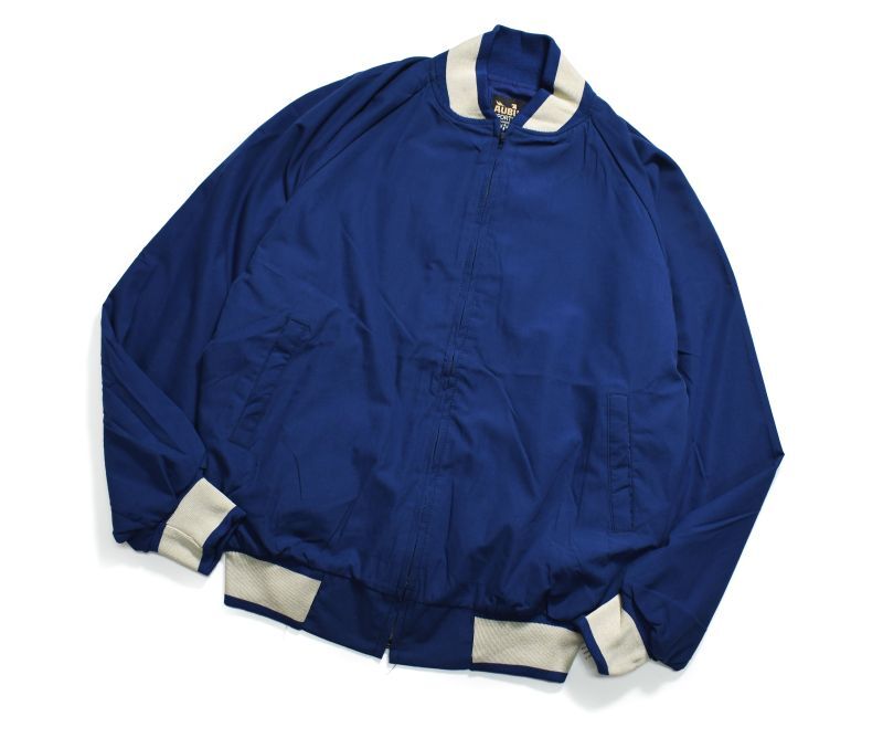 画像1: Deadstock Auburn Sports Wear Blouson Blue made in USA (1)