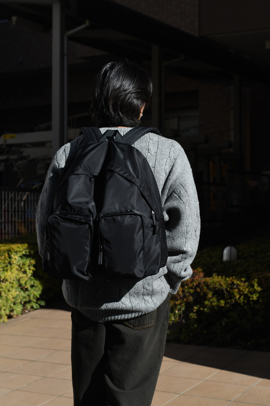 ≪超目玉☆12月≫ Packing DOUBLE POCKET BACK PACK BLACK kids-nurie.com